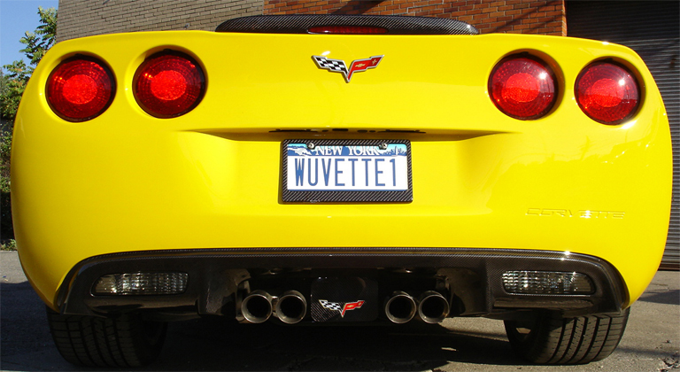 Real Carbon Fiber,  C6 Corvette, Exhaust Diffuser